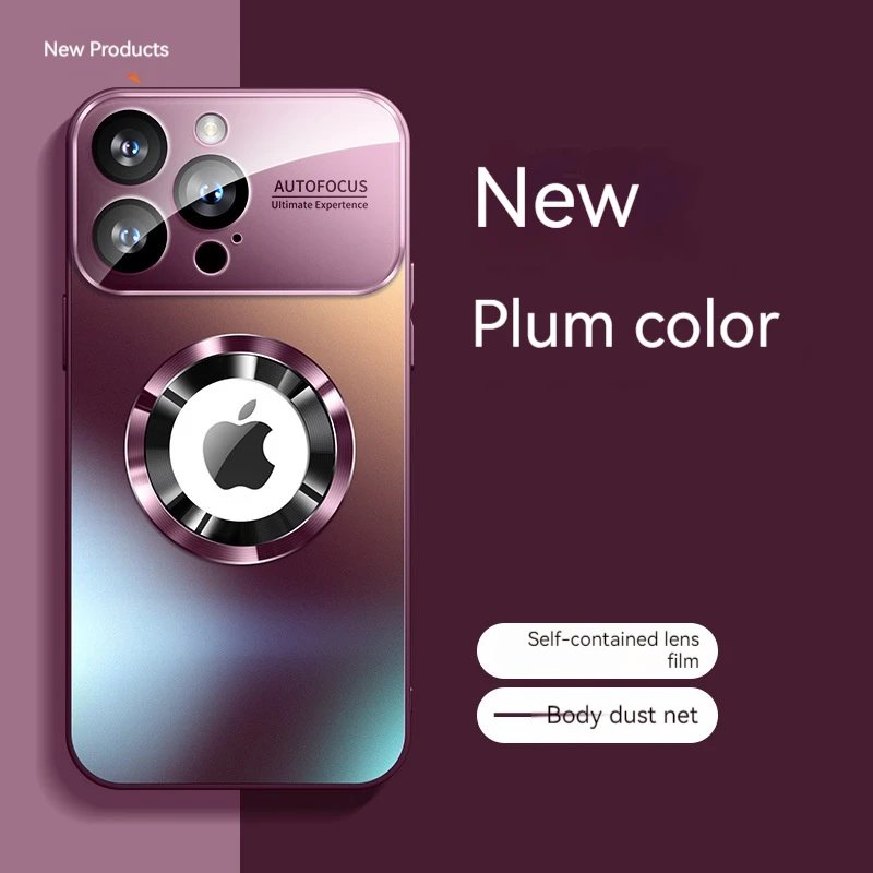 Plum colored
