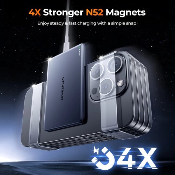 Power Bank Magnétique 5000mAh