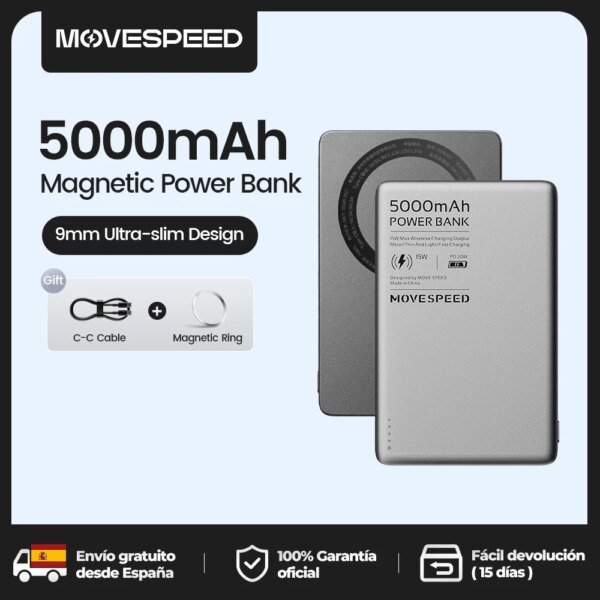 Power Bank Magnétique 5000mAh