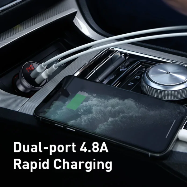Baseus 24W USB Car Charger